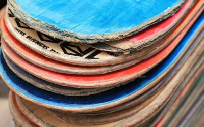 Reciclaje creativo con skateboards